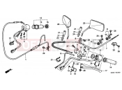 HONDA SRX50X Shadow 50 1999 F-3 SWITCH / CABLE