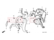 HONDA SRX50X Shadow 50 1999 F-6 FRONT COVER