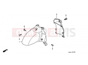 HONDA SRX50X Shadow 50 1999 F-7 FRONT FENDER
