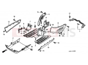 HONDA SRX50X Shadow 50 1999 F-9 FLOOR PANEL