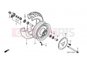 HONDA SRX50X Shadow 50 1999 F-12 FRONT WHEEL