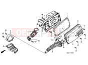 HONDA SRX50X Shadow 50 1999 F-18 AIR FILTER