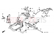 HONDA SRX50X Shadow 50 1999 F-25 FRAME HOUSING