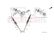 HONDA CH125P Spacy 125 1993 E-4 CAMSHAFT / VALVE