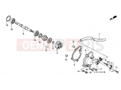 HONDA CH125P Spacy 125 1993 E-6 WATER PUMP