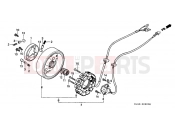 HONDA CH125P Spacy 125 1993 E-8 GENERATOR
