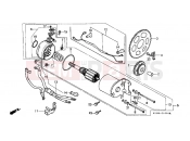 HONDA CH125P Spacy 125 1993 E-10-1 STARTER ENGINE (CH125G / J / L / M / N / P / R)
