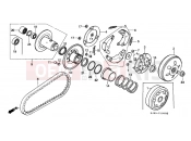 HONDA CH125P Spacy 125 1993 E-13 DRIVED PAGE