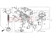 HONDA CH125P Spacy 125 1993 E-17 CARBURETOR