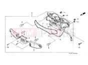 HONDA CH125P Spacy 125 1993 F-20-2 REAR LAMP (3)