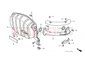 HONDA SA75M Vision 1991 F-16 EXHAUST DRUM