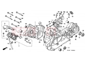 HONDA SA75P Vision 1993 E-9 CRANKSHAFT / OIL PUMP