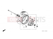 HONDA SA75P Vision 1993 F-9 FRONT WHEEL