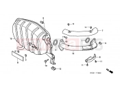 HONDA SA75P Vision 1993 F-16 EXHAUST DRUM