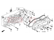 HONDA NPS505 Zoomer 2005 E-9 SWING / LEFT CRANKSHAFT COVER