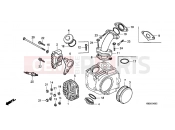 HONDA ST70C DAX 1982 E-1 CYLINDER / CYLINDER HEAD