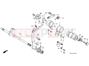 HONDA ST70C DAX 1982 E-12 TRANSMISSION DRUM