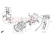 HONDA ST70C DAX 1982 F-1 HEADLIGHT / SPEEDOMETER