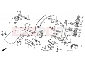 HONDA ST70C DAX 1982 F-4-1 STEERING LINK / UPPER AXLE