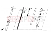 HONDA ST70C DAX 1982 F-5-1 FRONT FORK