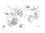 HONDA C70ZC C70 1982 E-1 VALVE COVER