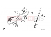 HONDA C70ZC C70 1982 E-4 TIMING CHAIN ​​/ TENSIONER