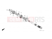HONDA C70ZC C70 1982 E-11 DRIVE SHAFT AXLE