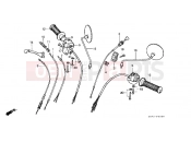 HONDA C70ZC C70 1982 F-2 HANDLE SWITCH / LEVER / CABLE
