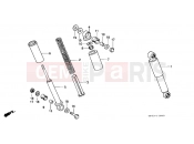 HONDA C70ZC C70 1982 F-18 REAR SHOCK ABSORBER (1)