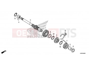 HONDA AFS110CSFF AFS110CSF 2015 E-20 DRIVE SHAFT AXLE
