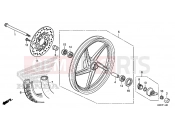 HONDA AFS110CSFF AFS110CSF 2015 F-14-40 FRONT WHEEL