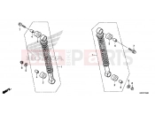 HONDA AFS110CSFF AFS110CSF 2015 F-33 ​​REAR SHOCK ABSORBER
