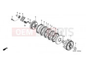 HONDA CBF1505 CBF150 2005 E-7 CLUTCH