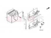 HONDA CBF1505 CBF150 2005 F-27 BATTERY (1)