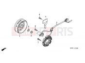 HONDA CBF150M6 CBF150M 2006 E-10 GENERATOR