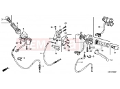 HONDA CBF150M6 CBF150M 2006 F-3 HANDLE LEVER / SWITCH / CABLE