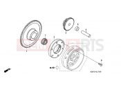 HONDA CBF150M7 CBF150M 2007 E-17 CLUTCH COUPLING START