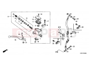 HONDA CBF150M7 CBF150M 2007 F-4 FRONT MASTER CYLINDER (1)