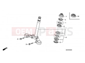 HONDA CBF150M7 CBF150M 2007 F-6 STEERING WHEEL