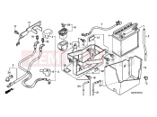 HONDA CBF150M7 CBF150M 2007 F-27-1 BATTERY (2)