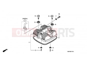 HONDA CBF150MA CBF150M 2010 E-1-1 VALVE COVER (CBF1507 / M7 / M9 / MA / MB / MC)