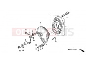 HONDA CBF150MA CBF150M 2010 F-11 REAR BRAKE PANEL
