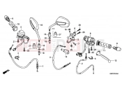 HONDA CBF150MB CBF150M 2011 F-3 HANDLE LEVER / SWITCH / CABLE
