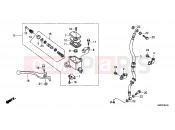 HONDA CBF150MB CBF150M 2011 F-4 FRONT MASTER CYLINDER (CBF150MB)