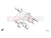 HONDA CBF150MB CBF150M 2011 F-7 FRONT FENDER