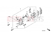 HONDA CBF150MB CBF150M 2011 F-9 FRONT BRAKE CALIPER (CBF150MB)