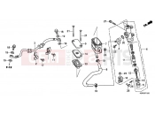 HONDA CBF150MB CBF150M 2011 F-11 REAR MASTER CYLINDER