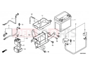 HONDA CBF150MB CBF150M 2011 F-28 BATTERY
