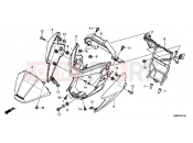 HONDA CBF150MB CBF150M 2011 F-31 FRONT ENGINE HOUSING