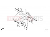HONDA CBF150MB CBF150M 2011 F-7-1 FRONT FENDER (CBF150MB / MC)